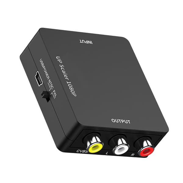 HD Multimedia Interface til AV-konverter 1080P Plug and Play RCA lydvideoadapter til PS5 Set-top-boks HDTV