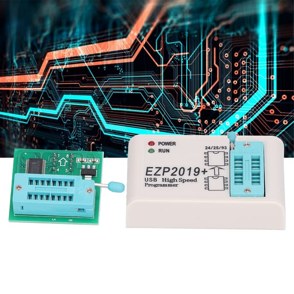 USB SPI Flash Programmer 24 25 93 EEPROM BIOS EZP2019 IC-brännare för Win7 Win8