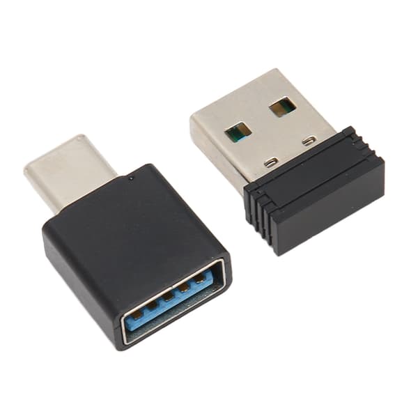 Mini Mouse Jiggler, uopdagelig, automatisk, driverfri musebevæger, USB-portbevæger, vrikker til computer, sort
