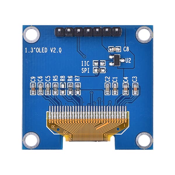 1,3 tommer IIC seriel 128 x 64 OLED 12864 skærmmodul SSH1106