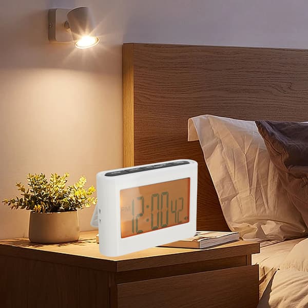 Digital Timer Nedtælling Op Baglys Vibration Lyd Blitzalarm med Stativ Magnetisk Bagside Elektronisk Timer til Køkken Grå