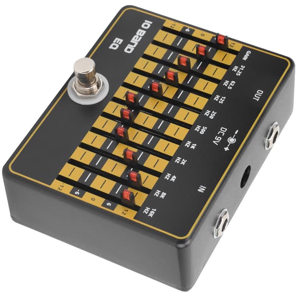 Guitar Effects 10-bånds Slider Equalizer Modulation Harmonisk Elektrisk Guitar Tilbehør