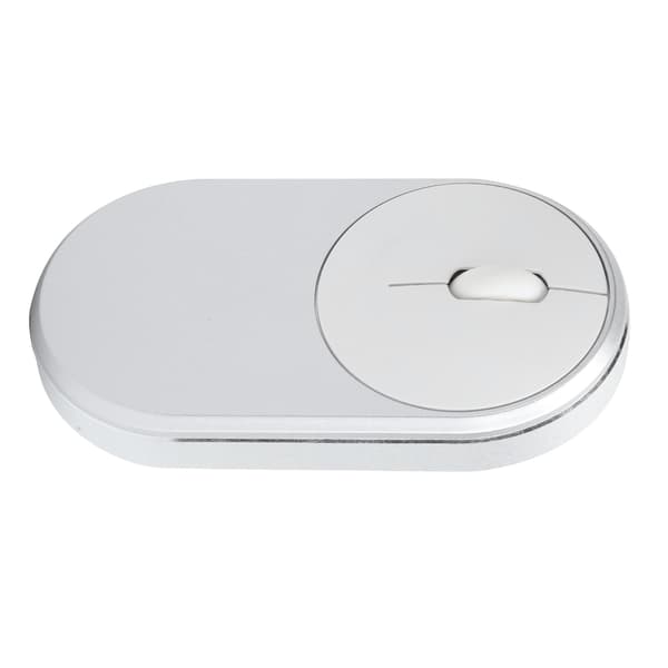 2.4Ghz Trådløs Mus Genopladelig Bluetooth Optisk USB Plugin Notebook Kontor Tilbehør (Sølvgrå)