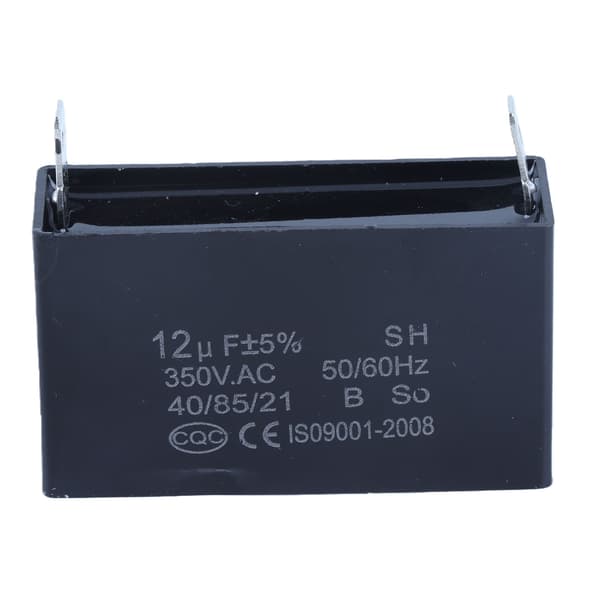 CBB61 12uF 350VAC Motorkondensator för luftkonditionering, bensingeneratorstartare, rund