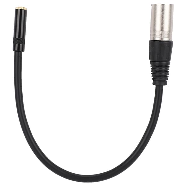 3,5 MM hun til XLR han zinklegering 3,5 MM interface lydadapterkabel patchkabel