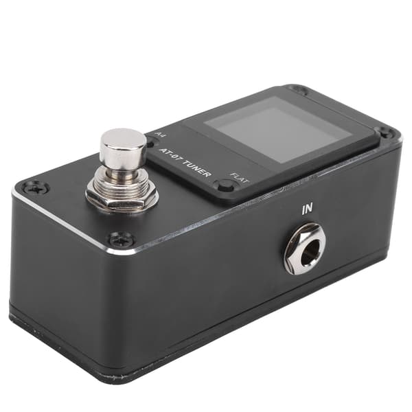 Elgitarrpedaltuner Bas 430‑450Hz True Bypass-omkopplare Aluminiumlegering AT‑07