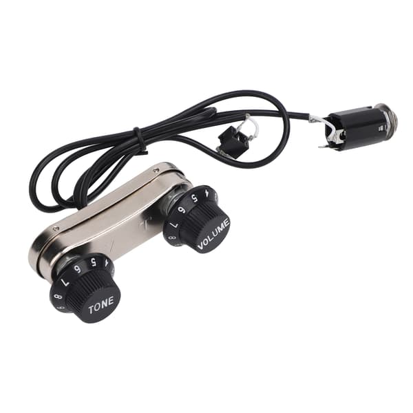 Violin Pickup Piezo Transducer Bridge Sæt med Tone Volumenknap til Violindele