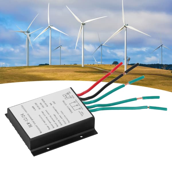 Vindmøllecontroller 400W BLW-12/24, Vandtæt IP67 Batterioplader Regulator til Off-Grid Hjem