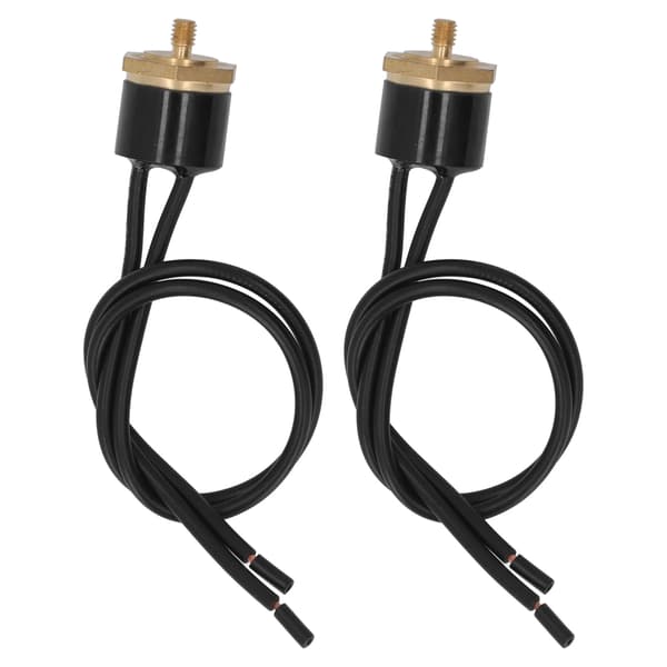 2 stk. KSD301 termisk afbryder vandtæt, ingen lysbue, termostatstyring 250V M4 ledning