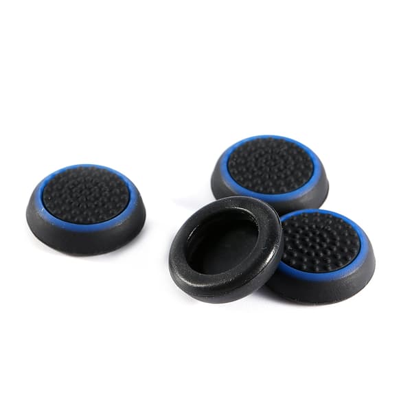 4 stk. silikone-controller-tommelfinger-joystick-hætte til PS3 PS4 XBOX Blå