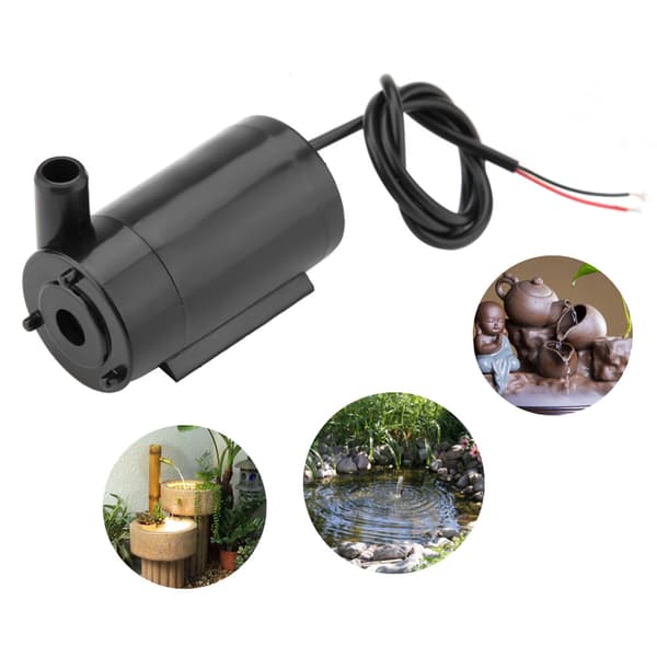 5 st/set DC 3V -5V Mini vattenpump dränkbar för akvarium fontän akvarium