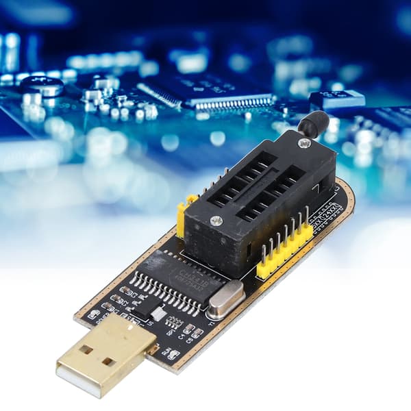 CH341A USB BIOS-programmørmodul EEPROM Flash-chip til fejlfinding og backup
