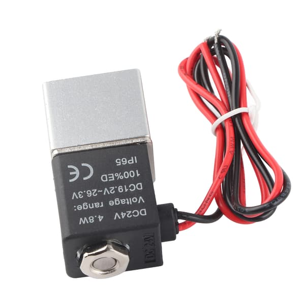24V DC snabb respons elektrisk magnetventil 2 positioner 2-vägs luftvattenolja G1/4