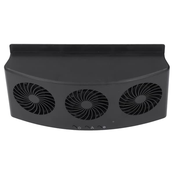Biludstødningsventilator Luftcirkulation USB-drevet Bilrudeventilator til lugtfjernelse Varmedissipation