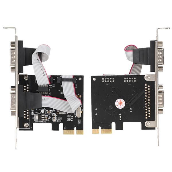 PCI-E PCI Express till dubbel seriell DB9 RS232 2-portars kontrolleradapterkort