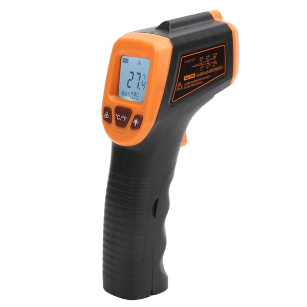 Temperaturmålepistol Infrarød med LCD-display Industriel Termometer GM320SOrange