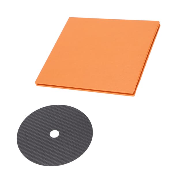 CD DVD Stabilisator Kulfiber 0,2 mm Tuning Måtte Disc Stabilisator til Topbakke Afspiller Sort