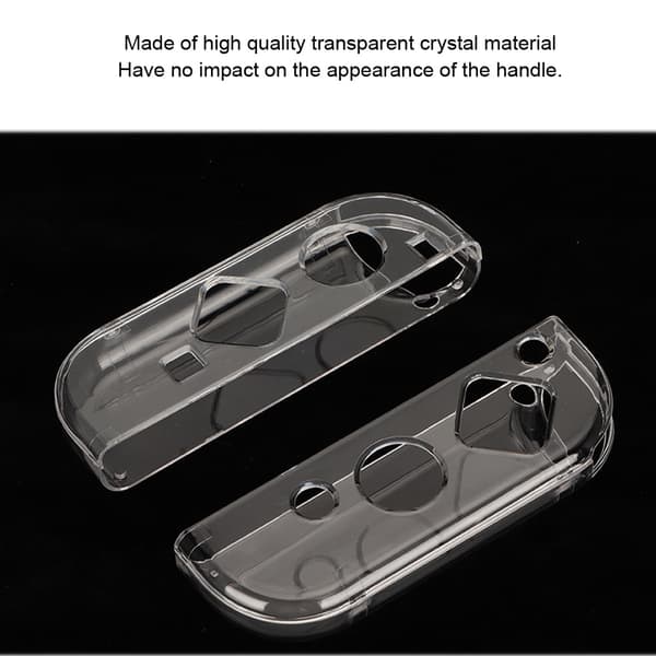 För Switch Gamepad Ultratunt Transparent Skyddsfodral Spelkonsol Skyddsskal