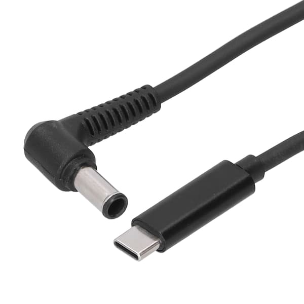 Laddningskabel TypC-gränssnitt Datorströmadapterkabel DC6.0 x 1.4MM Hane Armbåge