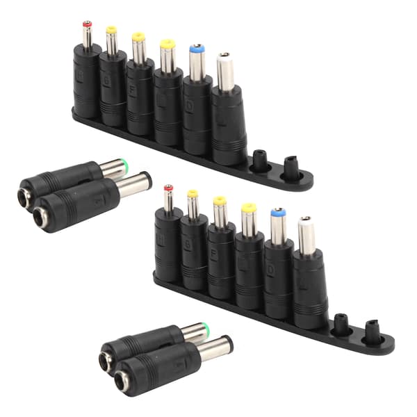 2 stk. USB til DC-kabel 11-i-1 strømkabel udskifteligt stik computer tilbehør