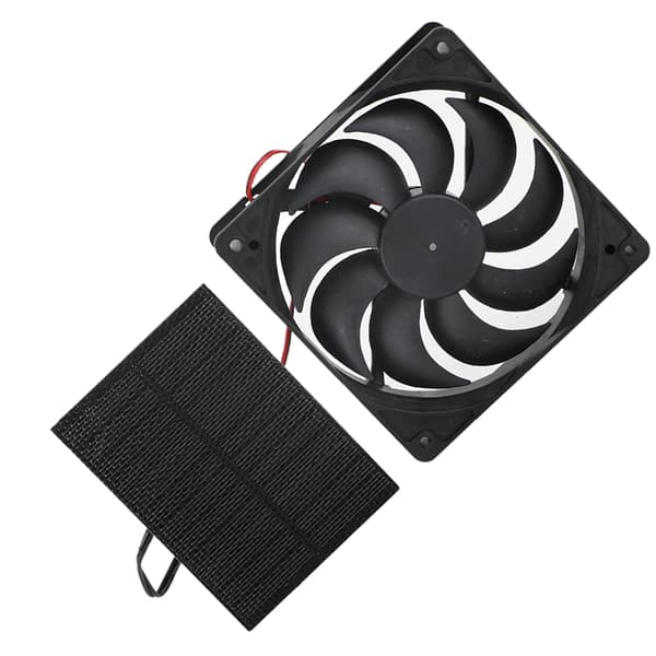 3W solpanelventilatorsæt Solpaneludstødningsventilatorsæt til badeværelse og kæledyrshus