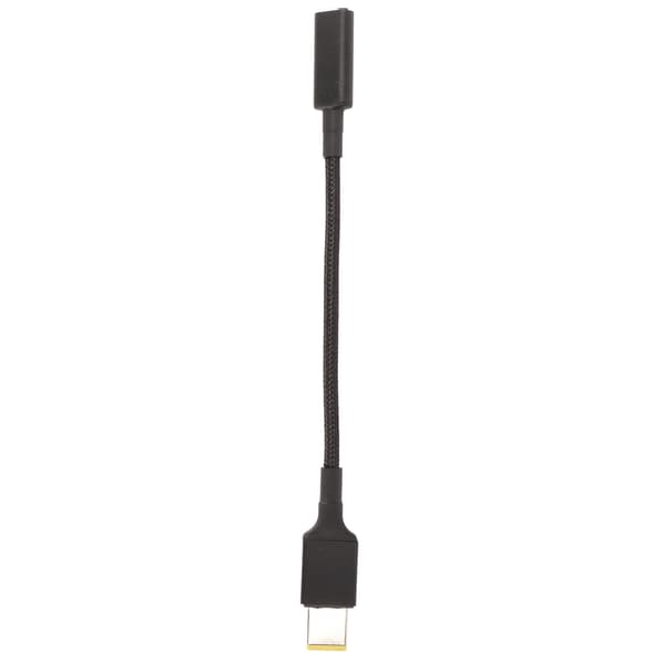Bærbar opladerkabeladapter USB C til Slim Tip aluminiumslegering 100W DC bærbar opladerledning til Lenovo rektangulær port