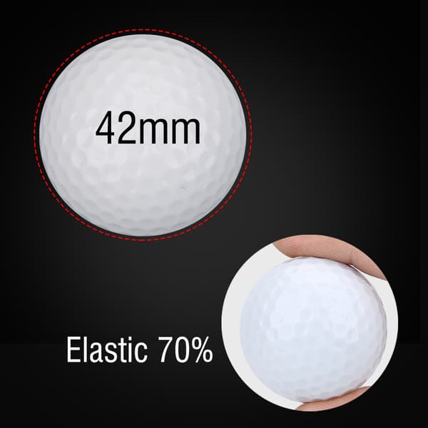 1 stk. Elektronisk LED-lysende golfbold til mørk nat sportstræning (blå)