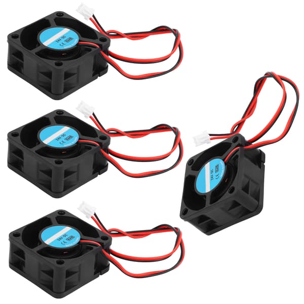 4-pak 24V 4020 blæser til 3D-printer, oliebærende køler, 40x20mm