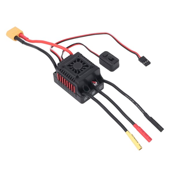 45A Børsteløs ESC Elektronisk Hastighedsregulator til 1/10 RC Bil, Universal Pasform