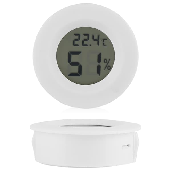 Digital LCD krybdyrtermometer og hygrometer, kæledyrstemperatur- og fugtighedsmåler