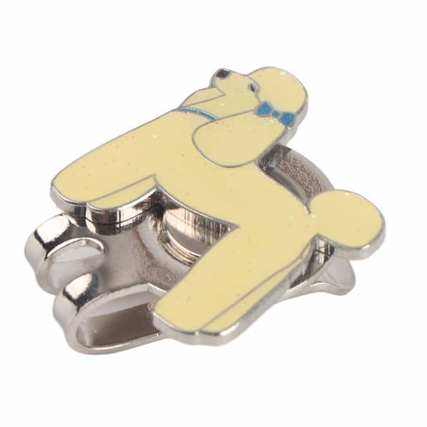 Holdbar golfhatteclips i rustfrit stål med magnetisk boldmarkørtilbehør Hund