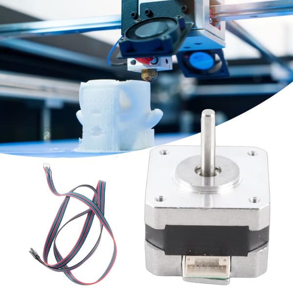 17HS2408 Nema 17 Stepmotor 4-leder 1.8A til 3D-printer CNC-dele