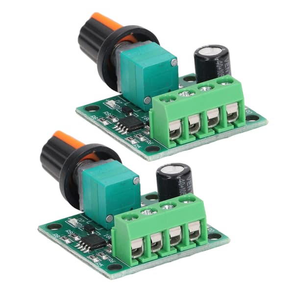 2-pak DC 1.8V-12V PWM Motorhastighedsregulatorafbryder til ventilatorpumpe, variabel kontrolkort