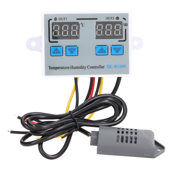 Termostat Digital Temperaturregulator 12V 220W Smart Fugtighedssensorafbryder