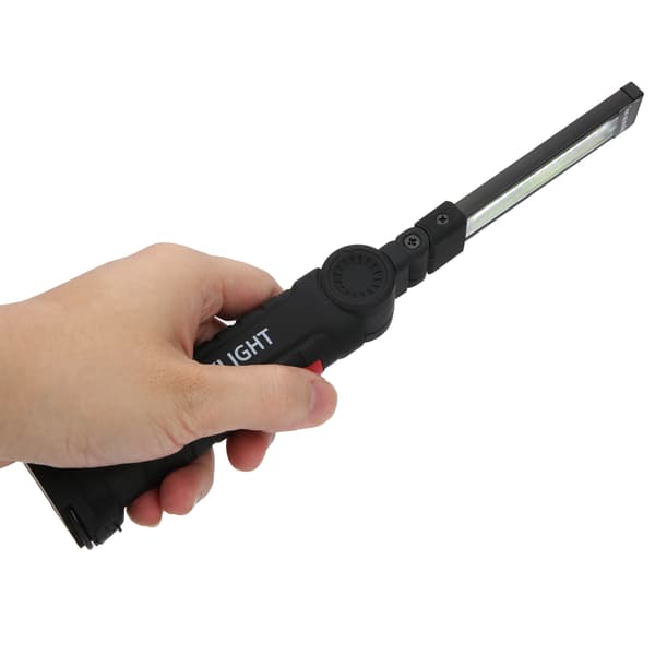 Magnetisk foldbar lampe COB+LED hvid arbejdsvedligeholdelseslys store nødredskaber