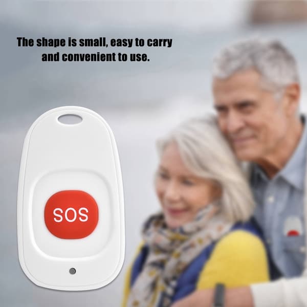 Trådlös SOS Nödlarmknapp Heminbrottslarmsensor 433MHz