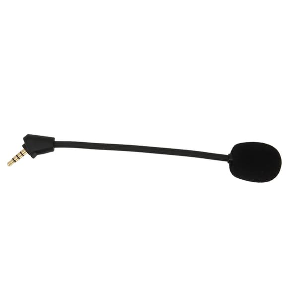 Mikrofonudskiftning 3,5 mm aftagelig gamingmikrofon til Hyper X Cloud II Wireless Cloud Core Cloud Pro Silver Cloudx