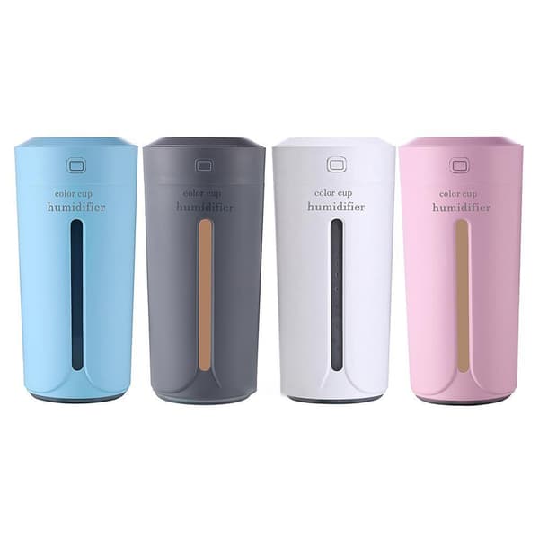 Bärbar USB LED Ultraljud Hem Kontor Bil Luftfuktare Luftspridare Renare Atomizer