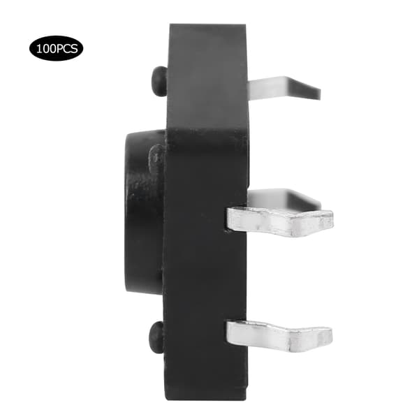 100 st taktil tryckknappsbrytare, 12x12x5mm mikro momentan mini PCB-knapp