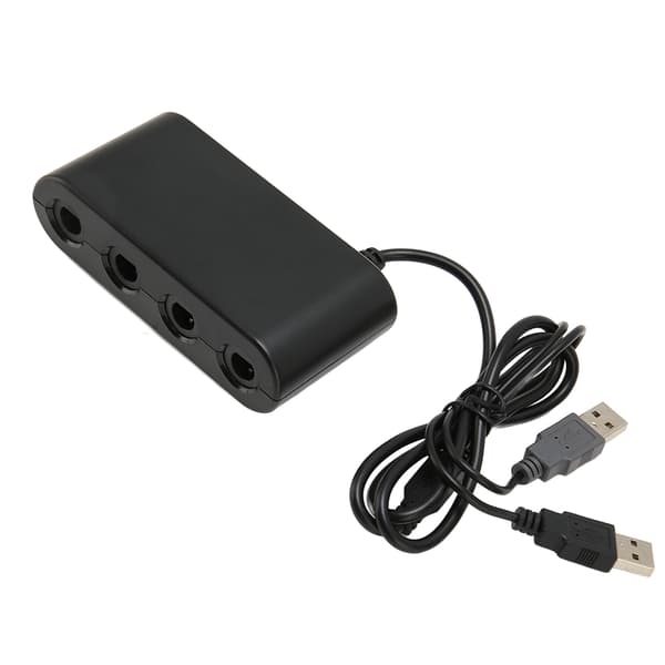 GC Controller Adapter 4 porte 3 i 1 Game Controller Adapter med Turbo-funktion til Switch til Wii U PC