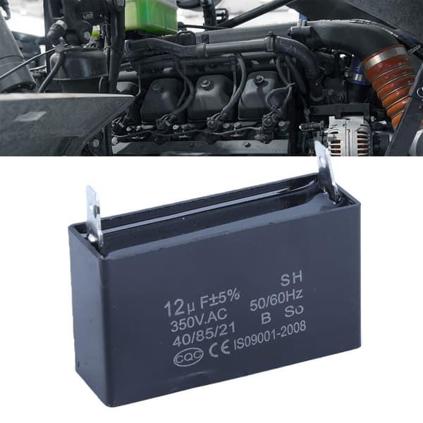 CBB61 12uF 350VAC Motorkondensator för luftkonditionering, bensingeneratorstartare, rund