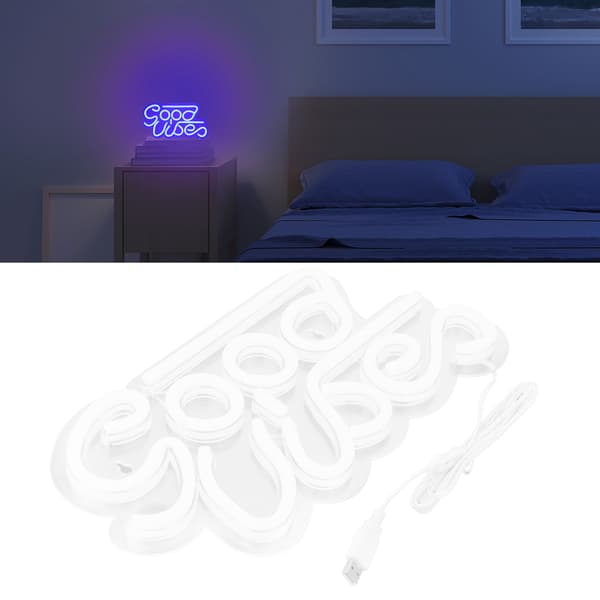 Modern LED Neonskylt Lampa USB-driven för sovrum, bar, restaurang, väggdekor