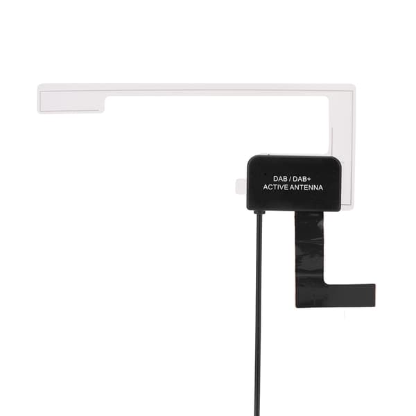 DAB Digital Bilradio Antenn Glasmontering MCX Hankontakt