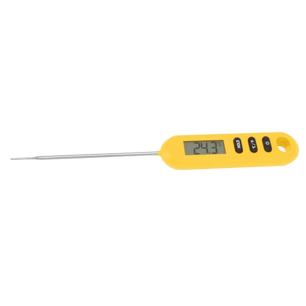 Köttmatstermometer Omedelbar Avläsning Termometer Digital Matlagning Kök Grilltermometer Med Lång Sond Orange