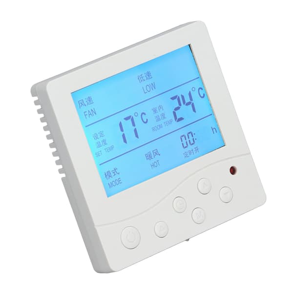Smart LCD-termostat för hemmet 220V Pålitlig Anti-interferens Central Luftkonditioneringsregulator