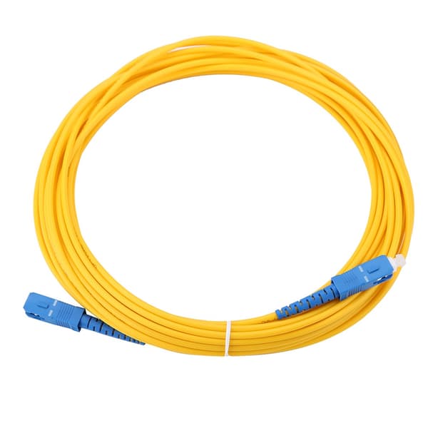 10m/11yd SC till SC Duplex Fiber Patchkabel Jumperkabel Singelmod Patchkabel