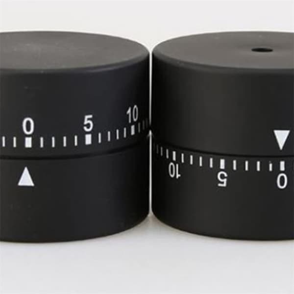 2 stk. mekanisk timer cylinder roterende nedtælling køkken madlavningsalarm manuel bagepåmindelse