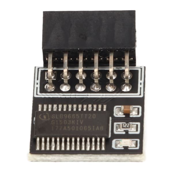 TPM 2.0-modul LPC-interface Stabil høj sikkerhed Holdbart materiale 12-benet LPC-modul til bundkort-pc