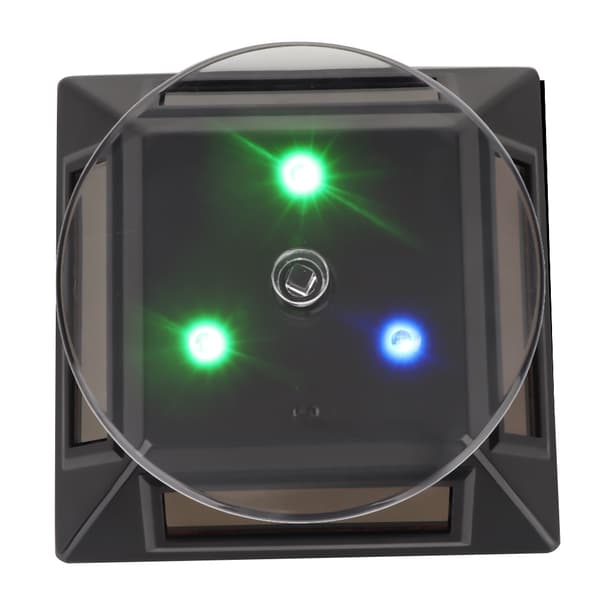 Roterende Solar LED Smykke Ur Telefon Display Stand til Makeup
