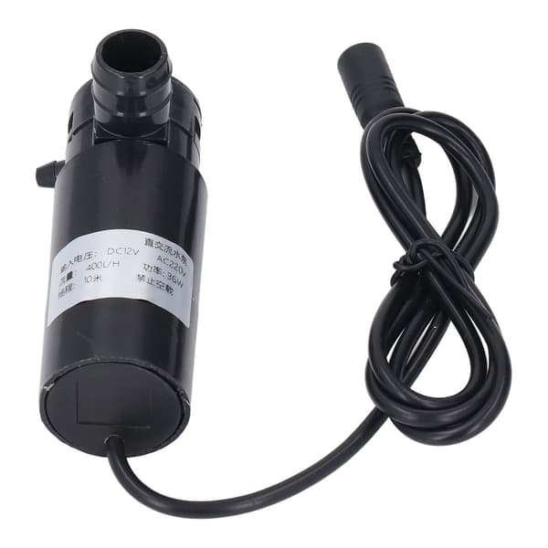 Vattenpump Dränkbar 12V DC, Tyst Centrifugal för Akvarium, Fontän, Poolanvändning